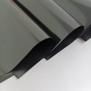 Black High Gloss PVC Decorative Film for Modern Interiors
