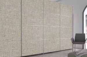 Fabric textured PVC sheets