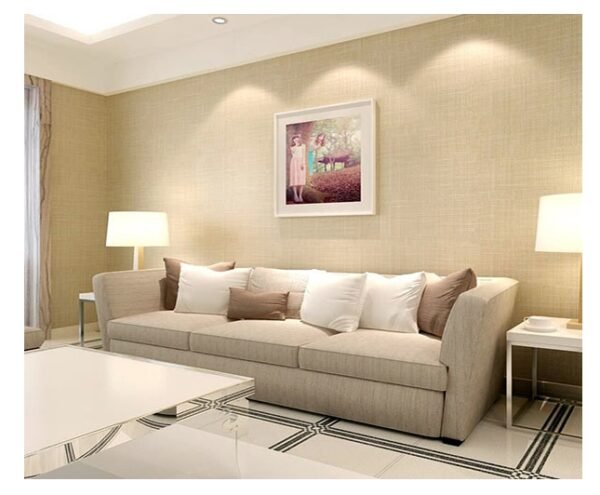 Woven pattern PVC laminate