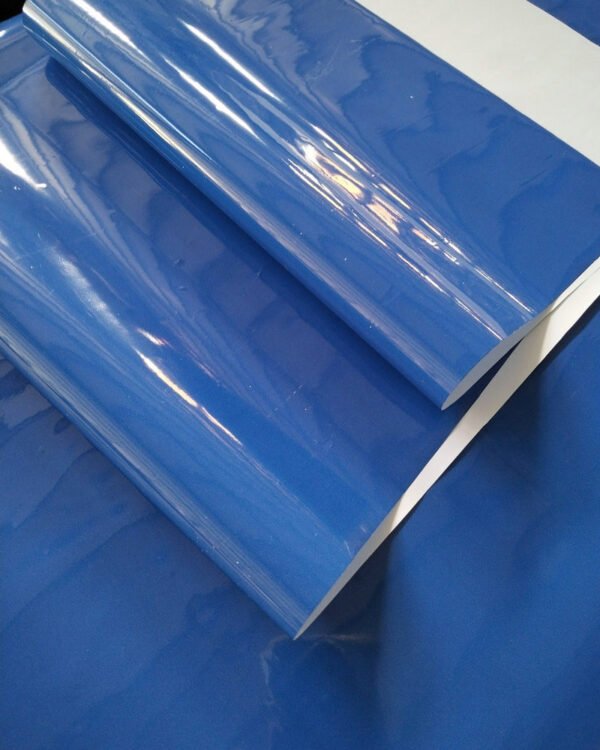 blue pvc foil