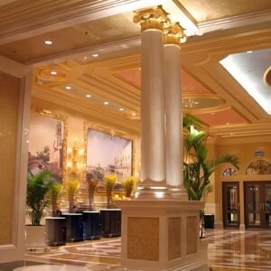 Rose Gold Metallic PVC Foil for Decorative Applications