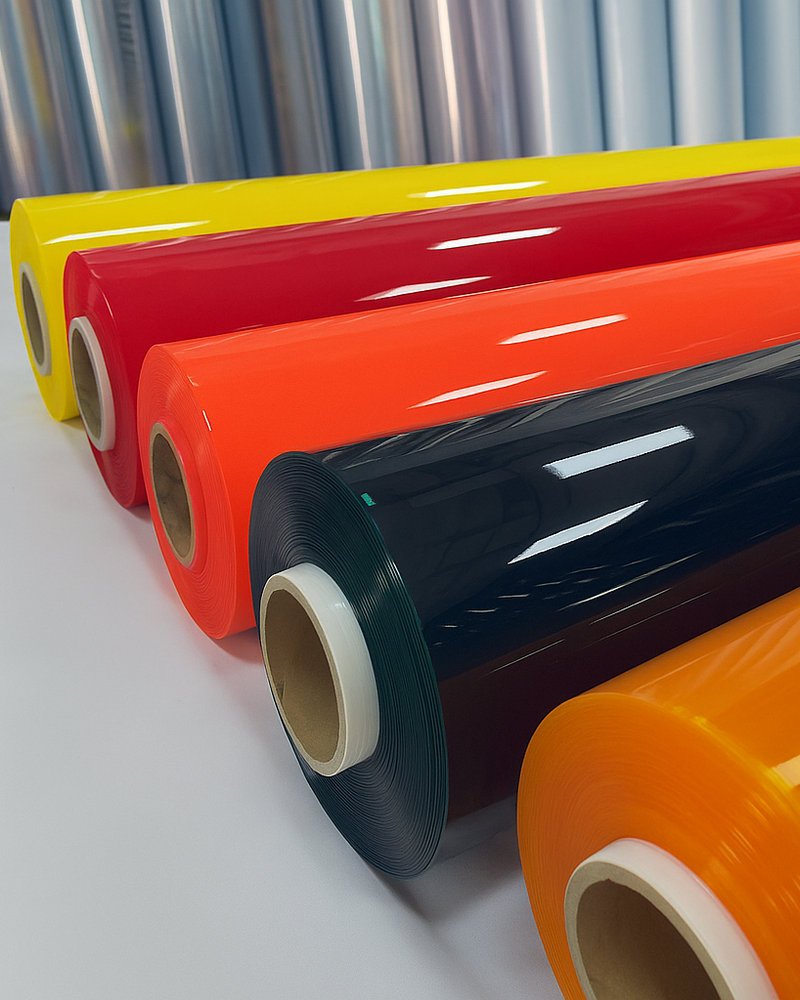 clear color pvc film 1000